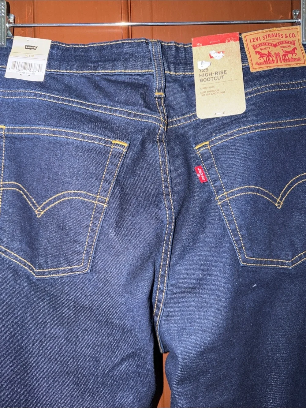 Levi's Men's Dark Blue Straight Jeans